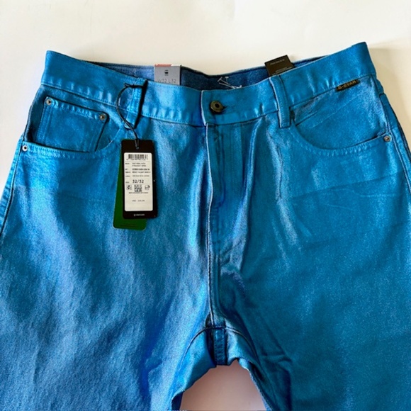 NWT G-Star Raw Blue Denim Pants size 32 - Picture 1 of 9